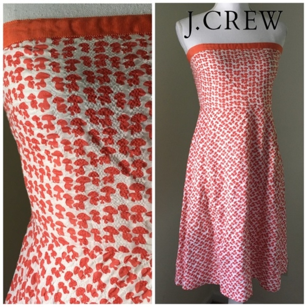 J.Crew strapless dress sz 10 - Picture 1 of 5